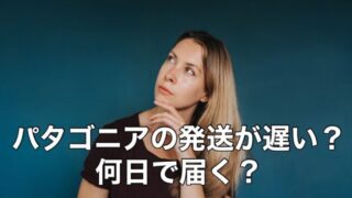 パタゴニアの発送が遅い?オンラインで買ったけど何日で届く?